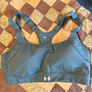 Under armor grey sports bra